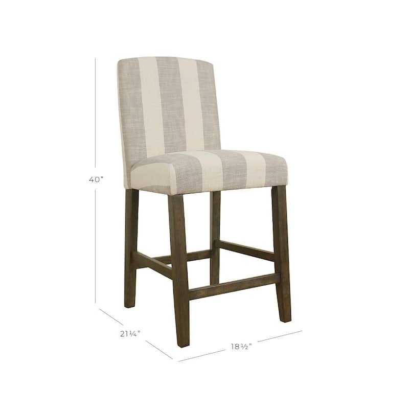 HomePop Curved Back 24" Counter Stool - 24 inches