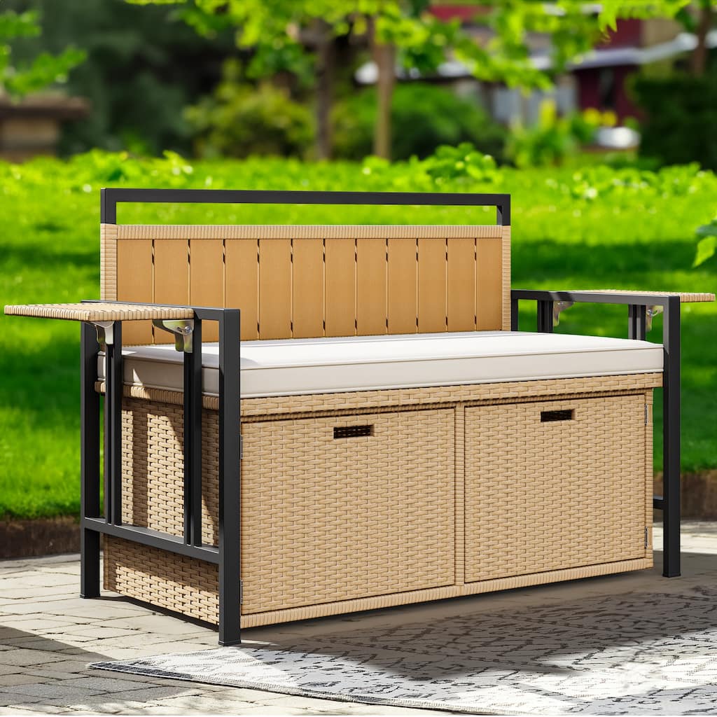 Moasis 70 Gallon Outdoor Storage Bench