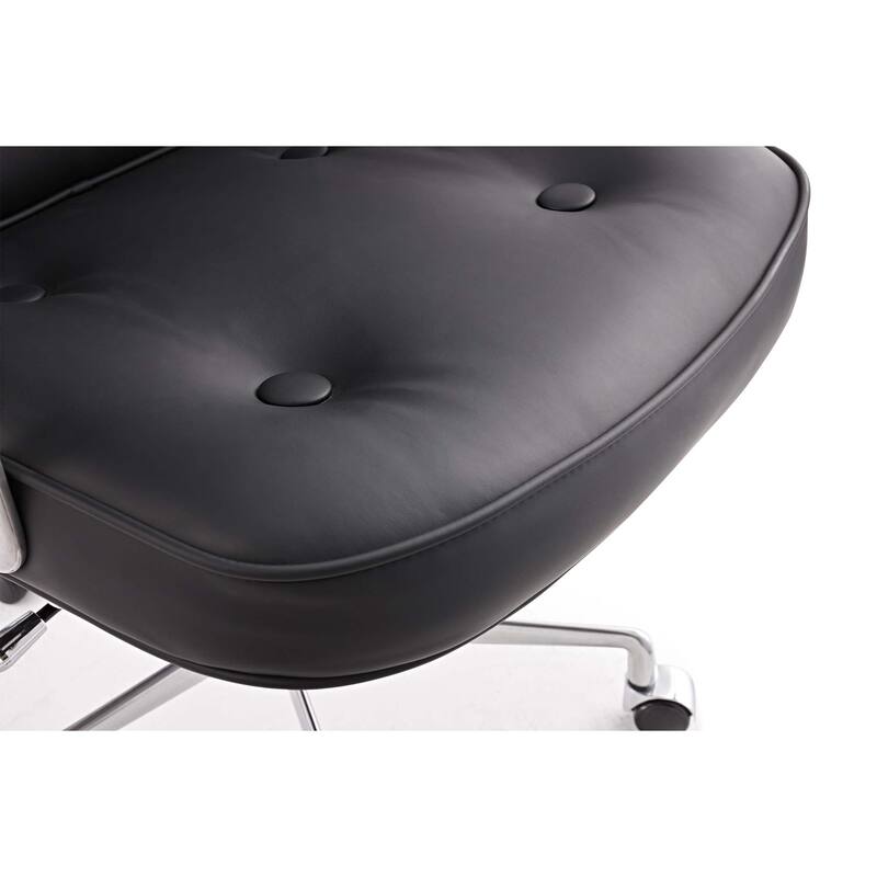 Lobby Chair with Lumbar Support Ergonomic Mid-Back Executive Chair