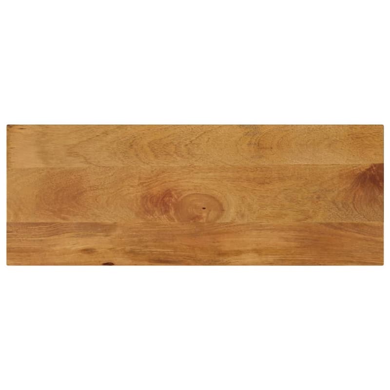 vidaXL Table Top Dining Coffee Side Replacement Board Rectangular Solid Wood - 7.9 x 31.5 x 1.5 in