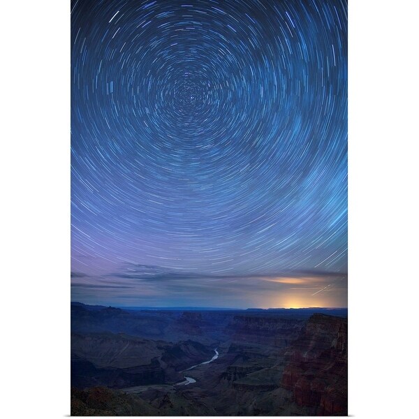"Night Sky Over Colorado River, Arizona, USA" Poster Print