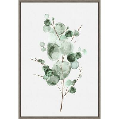 Tender Sprout I (Eucalyptus) by Eva Watts Framed Canvas Art