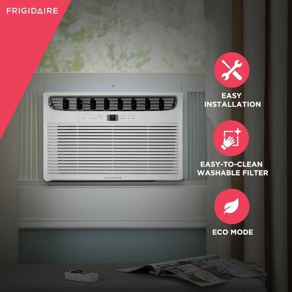 Frigidaire 18,000 BTU Window Air Conditioner with Supplemental Heat and  Slide Out Chassis - Bed Bath u0026 Beyond - 33590956