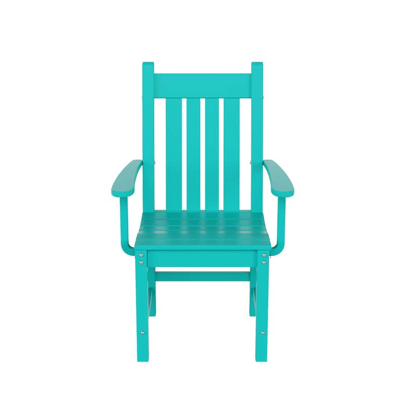 Laguna Hdpe All Weather Outdoor Patio Dining Chair With Arms