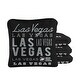 preview thumbnail 1 of 2, Las Vegas Football Black Dual Sided Cornhole Bags
