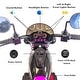 preview thumbnail 13 of 15, Kids Ride On Motorcycle Toy, 3-Wheel Chopper with LED Headlights, Battery-Powered Harley