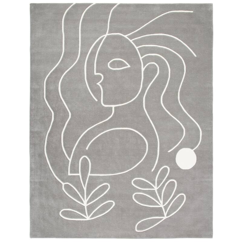 SAFAVIEH Handmade Fifth Avenue Chayah Mid-Century Modern Wool Rug