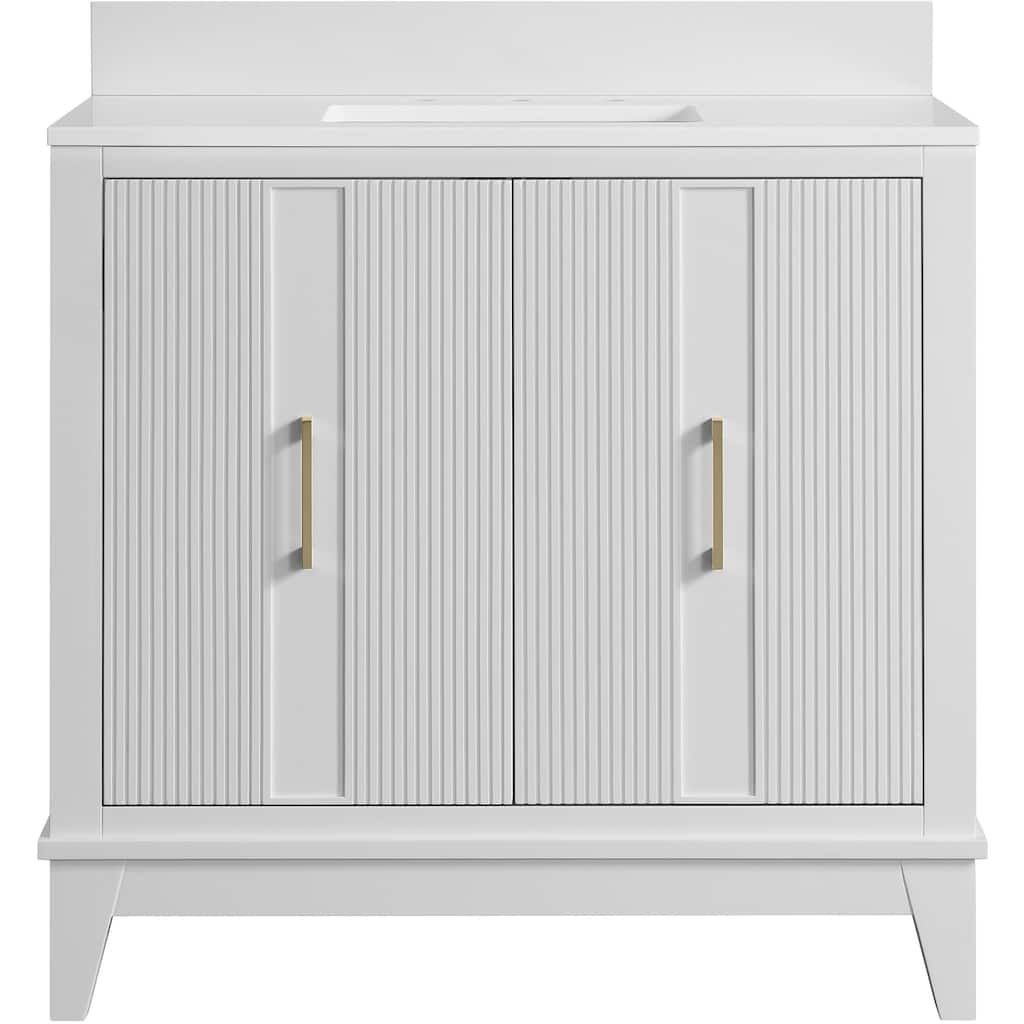 Miseno MN525V36 Fenwick 36" Free Standing Single Basin Vanity Set with