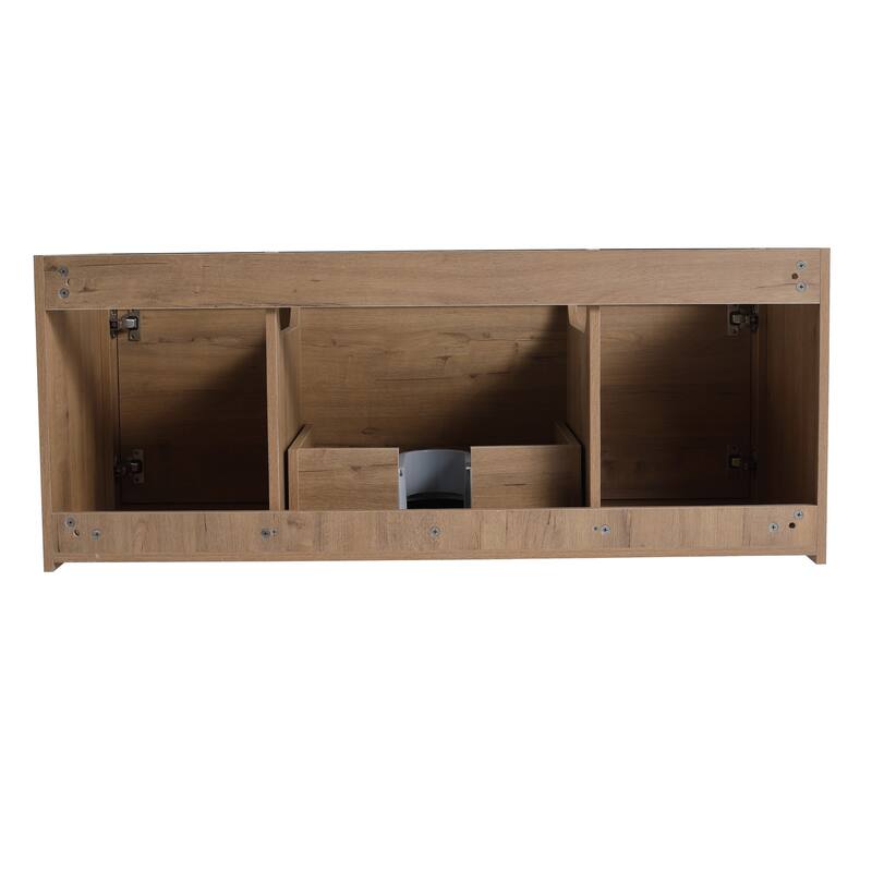Beingnext 24"/30"/48" Bathroom Vanity with Sink, Floating Bathroom Vanity With Soft Close Door