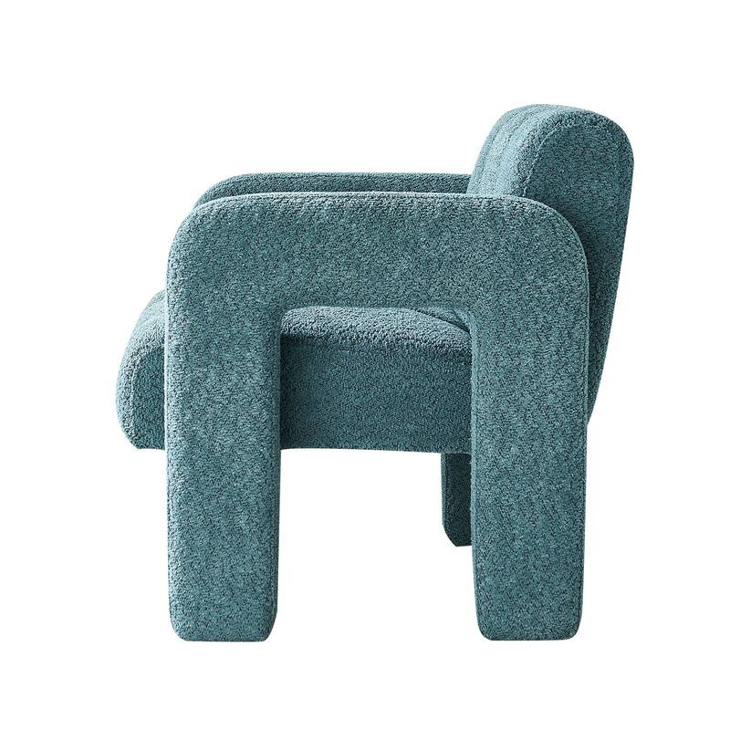 31.10" W Boucle Upholstered Accent Chair
