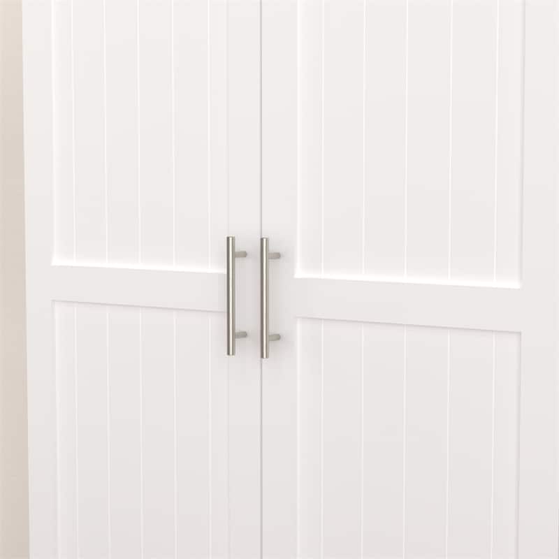 Kitchen Pantry Cabinet White Storage Cabinet Food Pantry with Doors