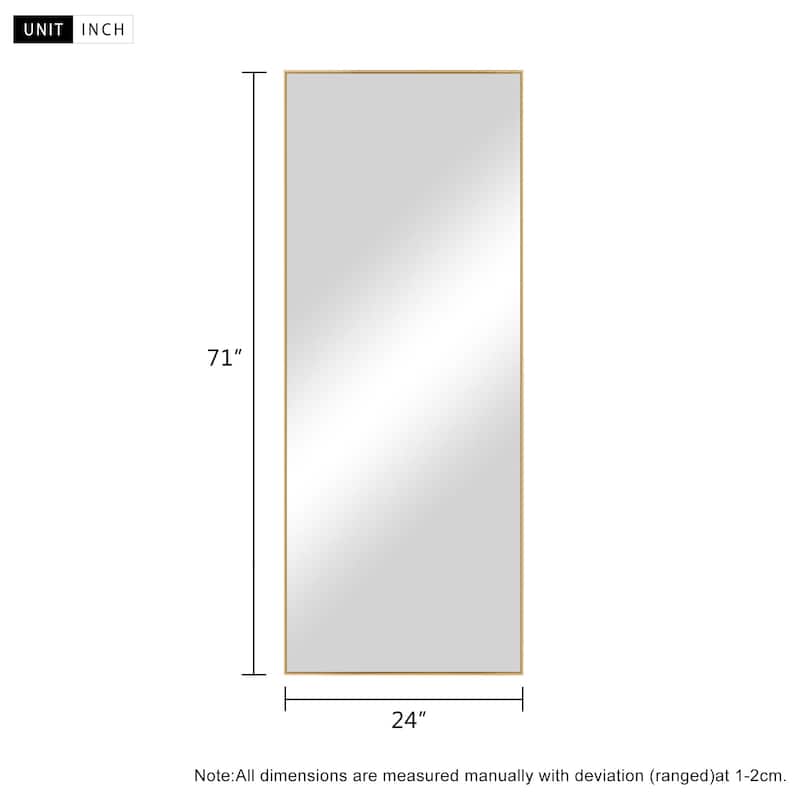 Aluminum Alloy Full Length Floor Mirror