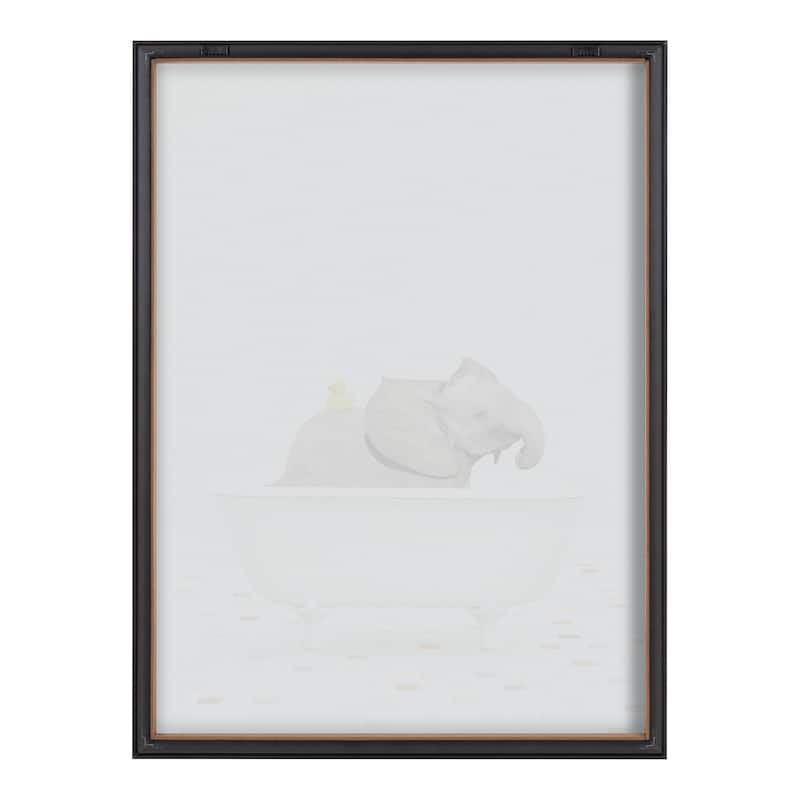 Kate and Laurel Blake Baby Elephant Bath Time with Rubber Ducky