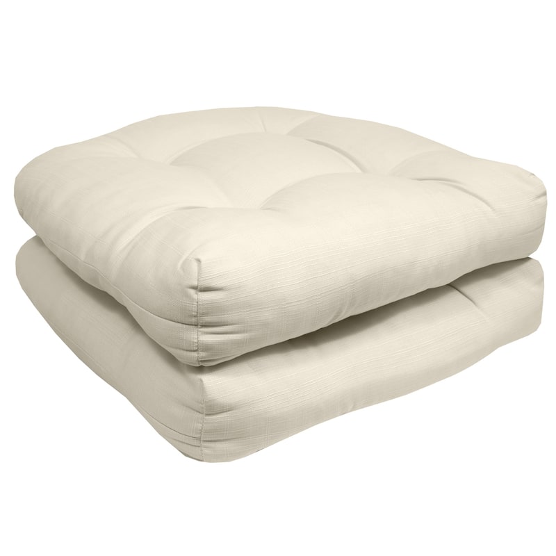 Indoor-Outdoor Reversible Patio Seat Cushion