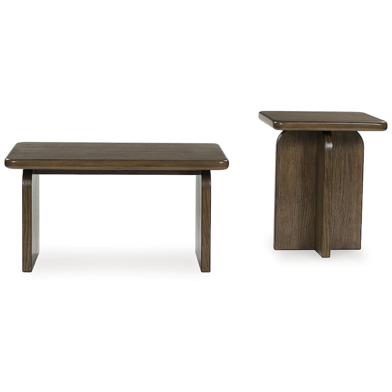 Signature Design by Ashley Shawbeck Brown Occasional Table Set (Set of 2) - 36" W x 24" D x 19.13" H