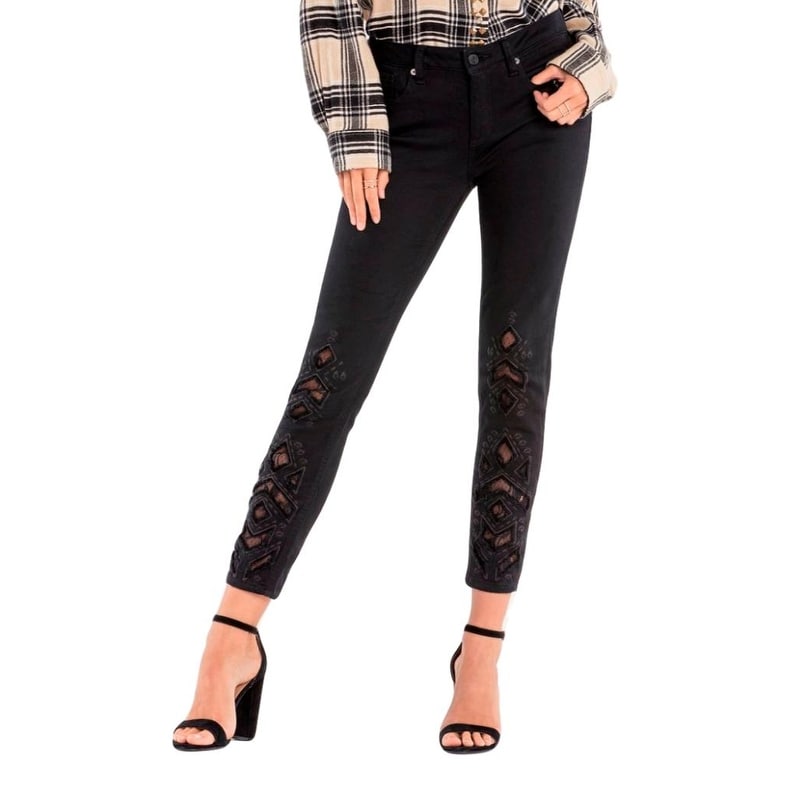 black miss me skinny jeans