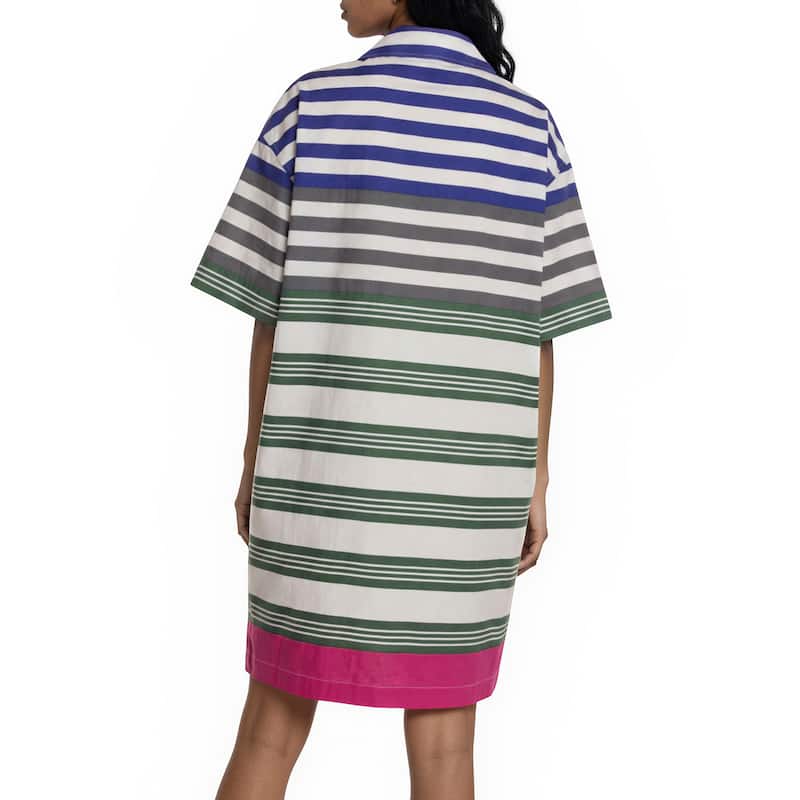 prada cotton jersey dress Prada Shirt Dress White