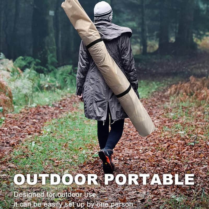 10 x 10 Ft Pop-Up Tent Gazebo, Camping Canopy Instant Shade for Patio, Backyard, and Lawn Use