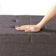 preview thumbnail 5 of 8, 45 Inch Smart Lift Top Button Tufted Fabric Storage Ottoman By Crown Comfort