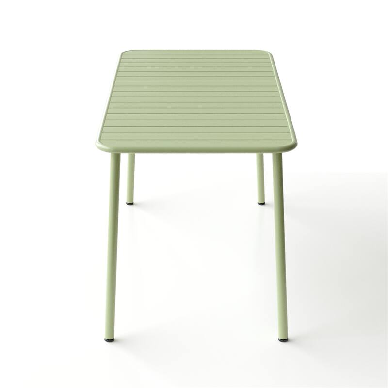 Long Waterproof Outdoor Dining Table