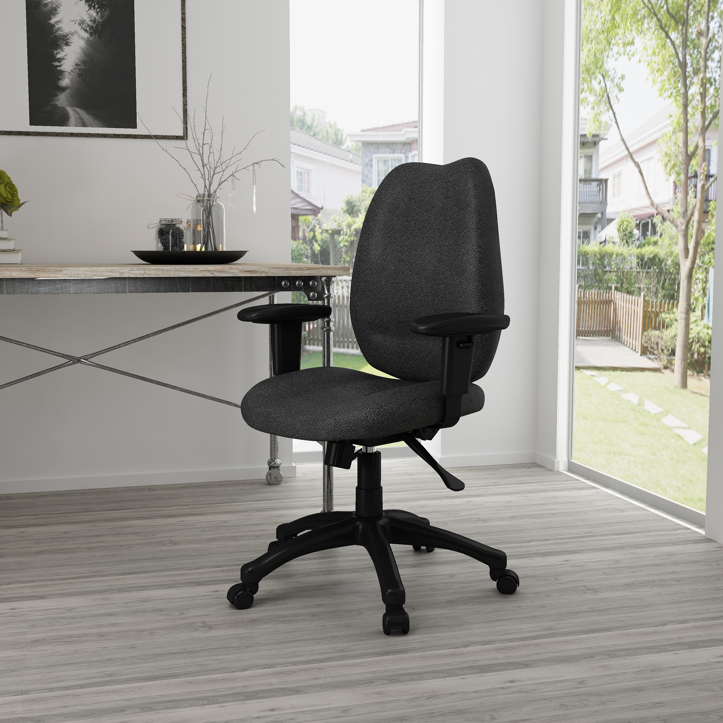 Boss High-Back Ergonomic Task Chair with Adjustable Arms