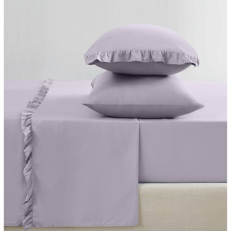 Truly Soft Solid Ruffle Sheet Set