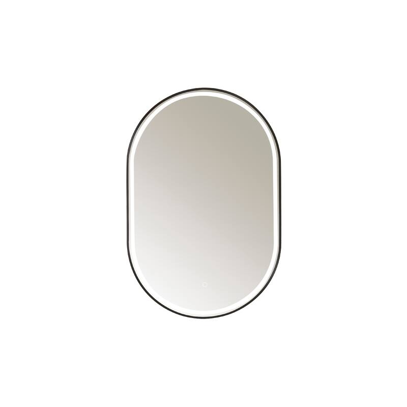 24'' Oval LED Lighted Accent Bathroom/Vanity Wall Mirror