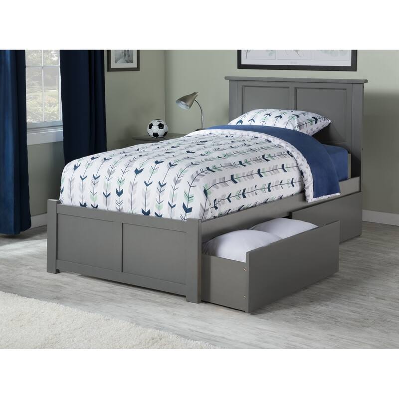 Platform Bed with Drawers - Modern Storage Bed Frame & Turbo Charger