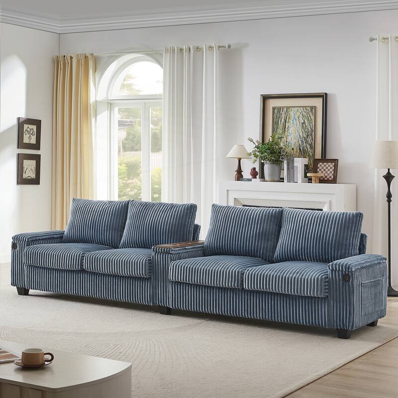 133inch 4-seater Corduroy Sofa Couch