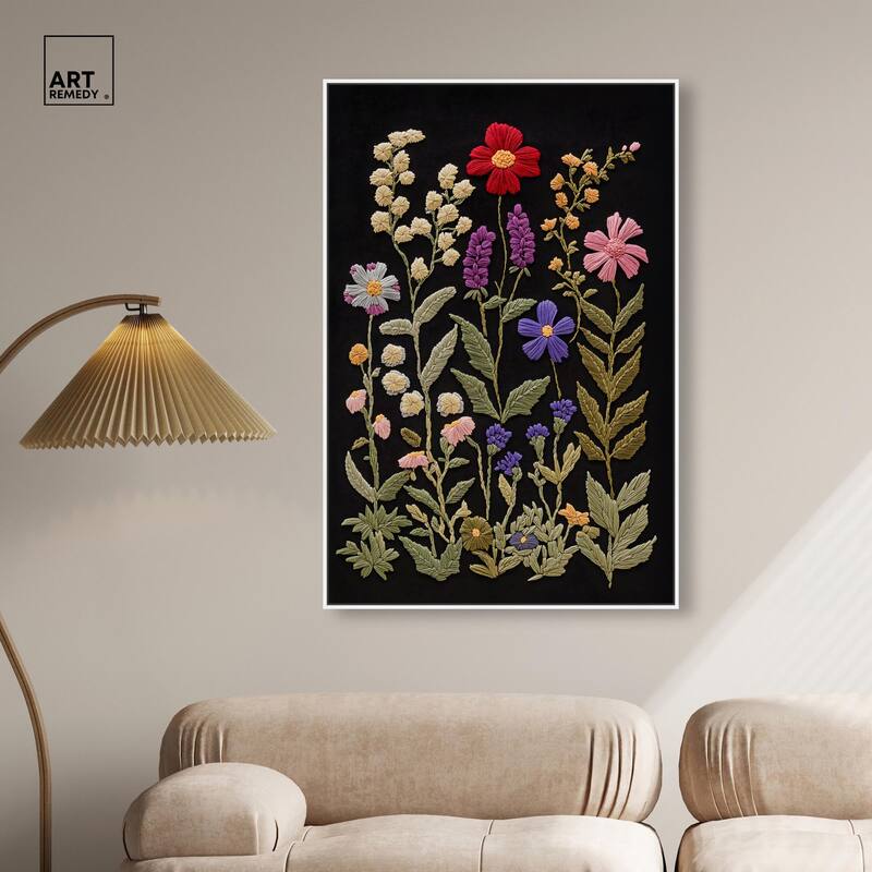 Fiber Flora on Fathomless Canvas by Art Remedy