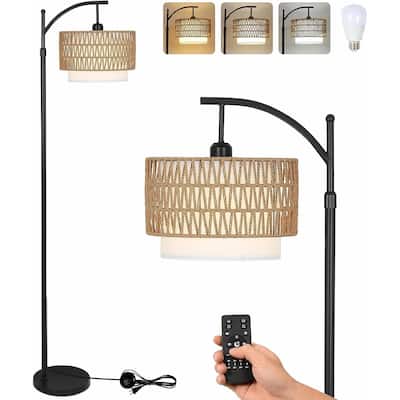 Arc Floor Lamp for Living Room with 3 Color Temperatures