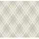 preview thumbnail 2 of 3, Seabrook Designs Bias Diamond Plaid Unpasted Wallpaper 27 in. W x 27 ft. L - Neutral & Metallic Silver