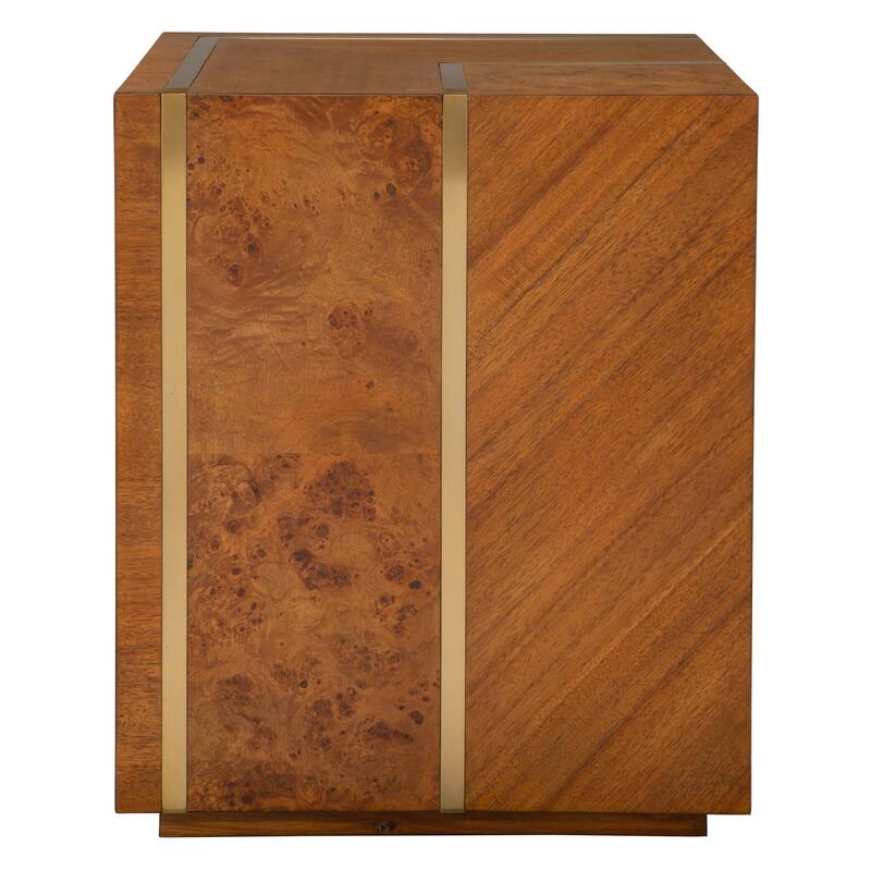 Uttermost Seven Wonders Wooden Side Table - 24"H x 20"W x 20"D