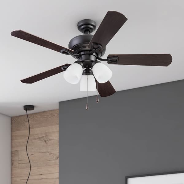 slide 2 of 15, 44" Prominence Home Miller Park Indoor Ceiling Fan, Espresso Bronze - 44 Espresso Bronze