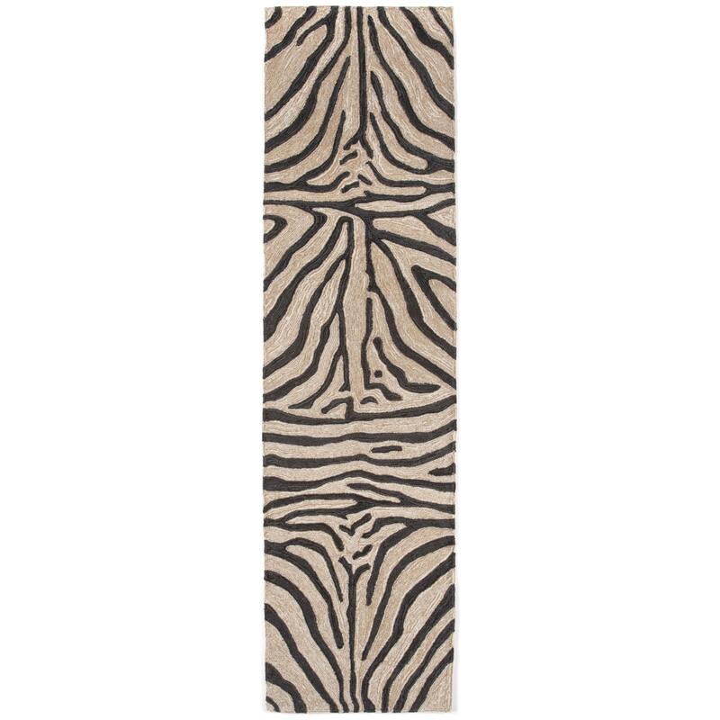 Liora Manne Ravella Zebra Indoor/Outdoor Rug