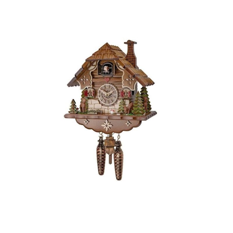 10” Black Forest Full Size Cuckoo Wall Clock