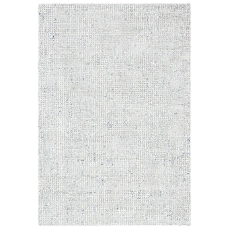 SAFAVIEH Handmade Abstract Lilo Modern Wool Rug - 3' x 5' - Silver/Blue