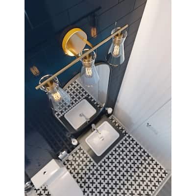 Amanda 33" Vanity - Satin Brass