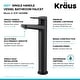 preview thumbnail 33 of 62, KRAUS Indy Single Handle 1-Hole Vessel Bathroom Faucet