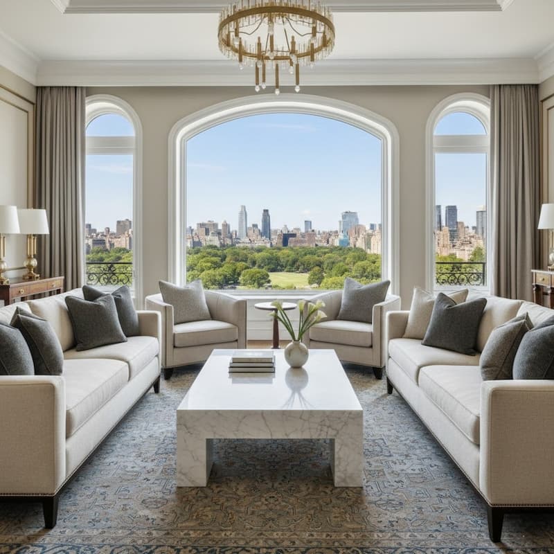 BETACH Genuine Marble Rectangular Four Legs Coffee Table - Carrara Marble - Marble