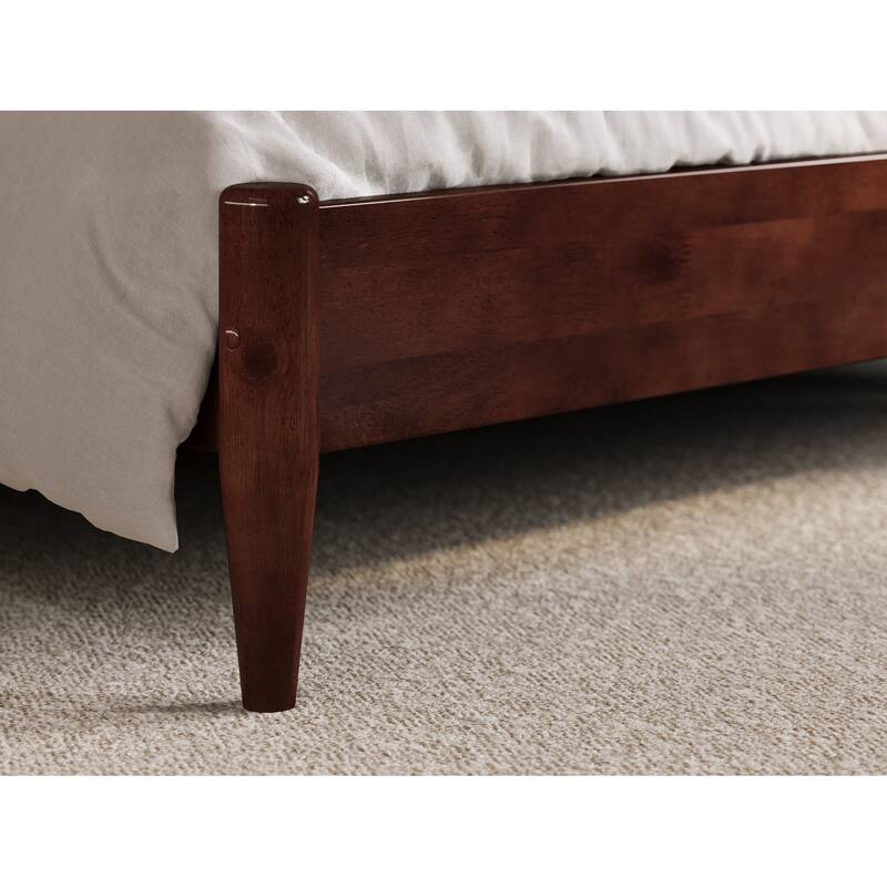 Naples Solid Wood Low Profile Platform Bed