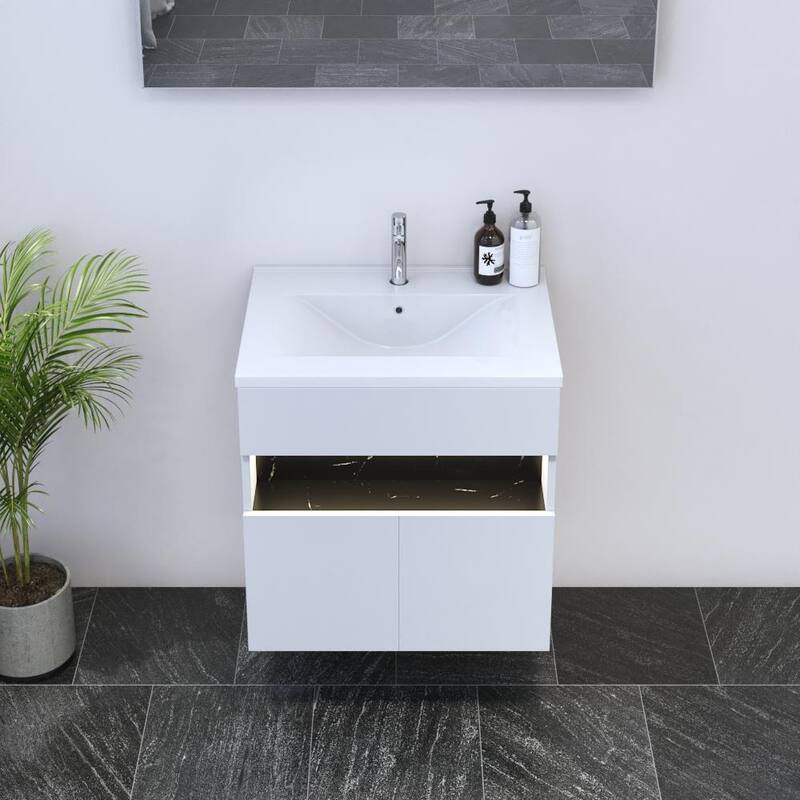 Laguna 2D 60 Floating Bathroom Vanity (24" Width)