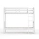 preview thumbnail 34 of 40, Twin Over Twin Solid Wood Bunk Bed for Kids and Adults, No Box Spring Required