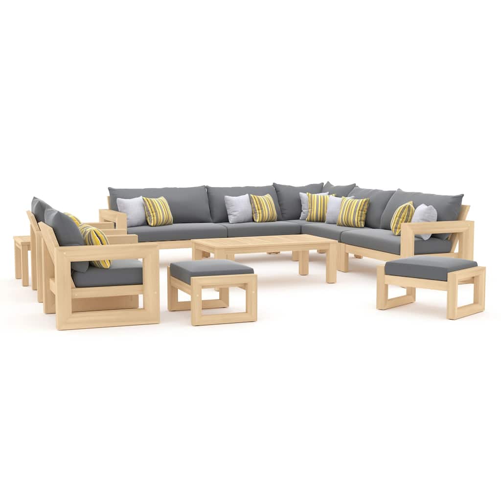 Benson 11 Piece Sunbrella Outdoor Patio Estate Collection