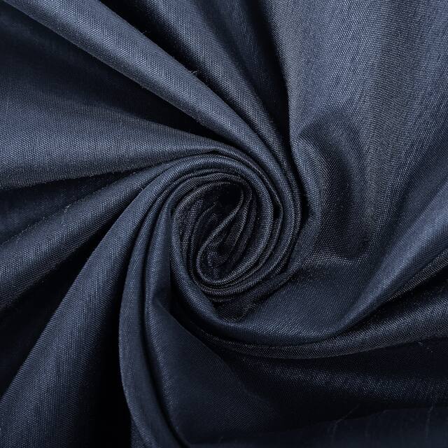Sun Zero Evelina Faux Dupioni Silk Blackout Curtain Panel, Single Panel