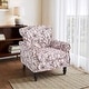 preview thumbnail 121 of 131, Mid-Century Modern Accent Chairs with Nailhead Trim 1 Piece - Rococo Plum/ Chenille