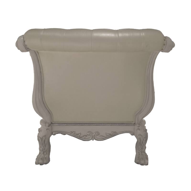 Adison Cream and Bone White Chaise with Tight Seat