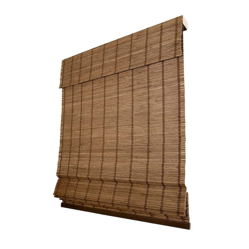Chicology Light Filtering Cordless Natural Woven Bamboo Window Shade