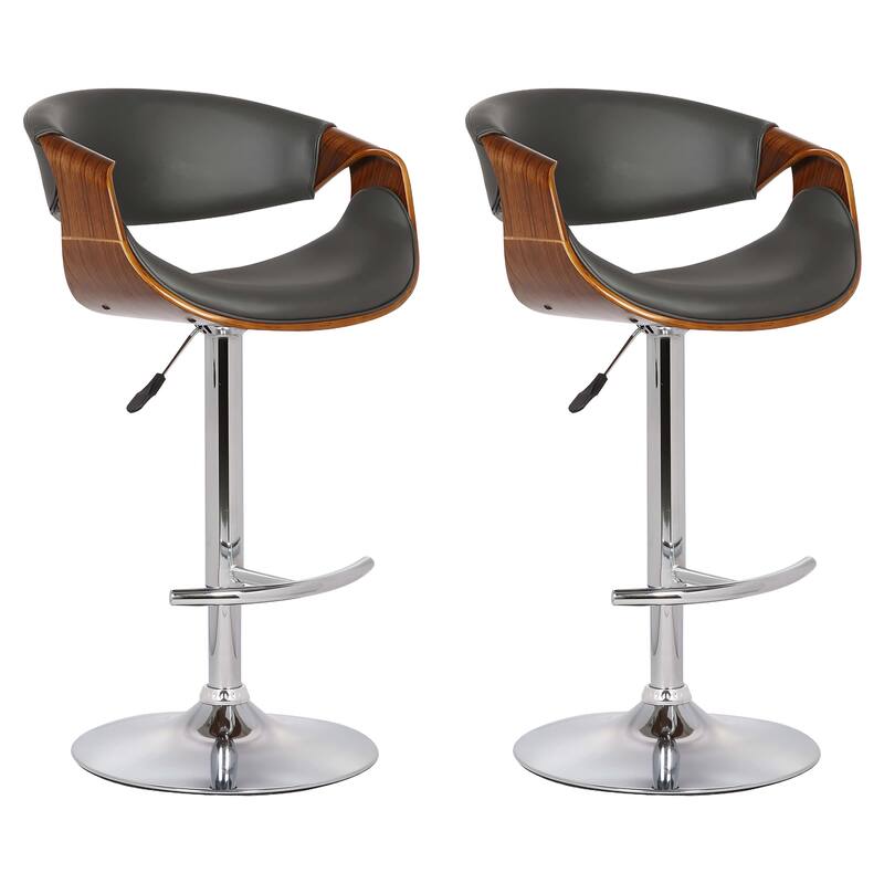 Butterfly 24" Adjustable Swivel Bar Stool