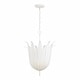 preview thumbnail 13 of 18, Eden 4-light Hanging Pendant 22"H x 16"W - Textured White